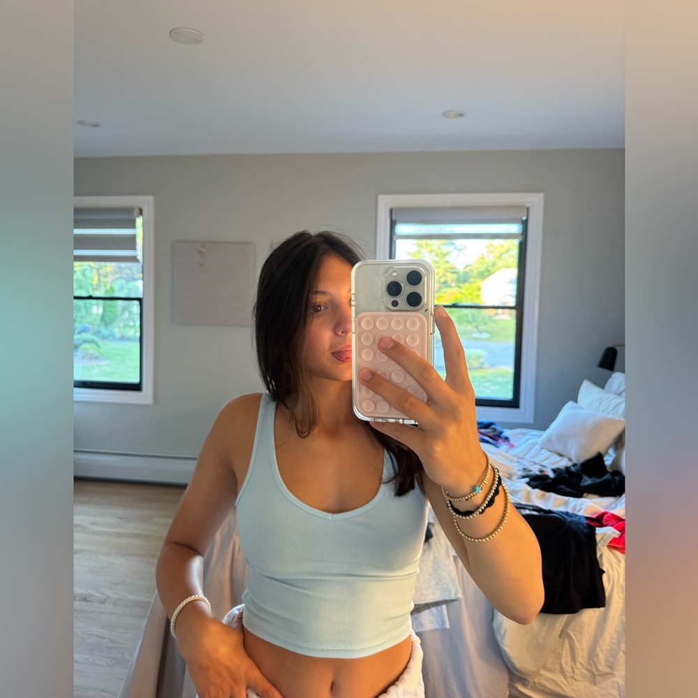Blue tank